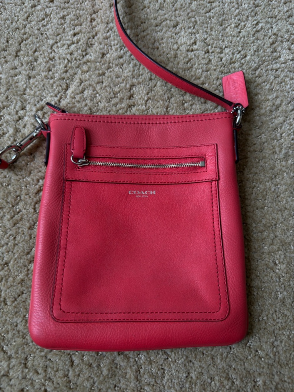 Coach Pebbled Leather Crossbody Bag